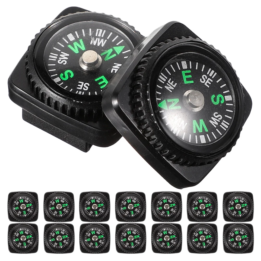 

25Pcs Outdoor Compass Portable Survival Mini Wrist Compass Accurate Navigation for Hiking Camping Trekking Backpacking