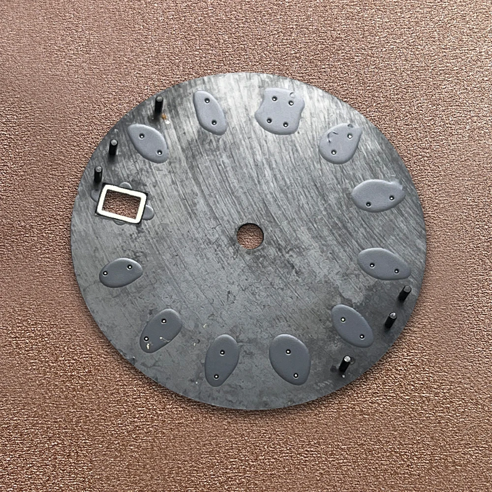 28.5mm S Logo Dial Suitable For NH35/NH36/7S/4R Movement Green Luminous High Quality Dial Watch Modification Accessories