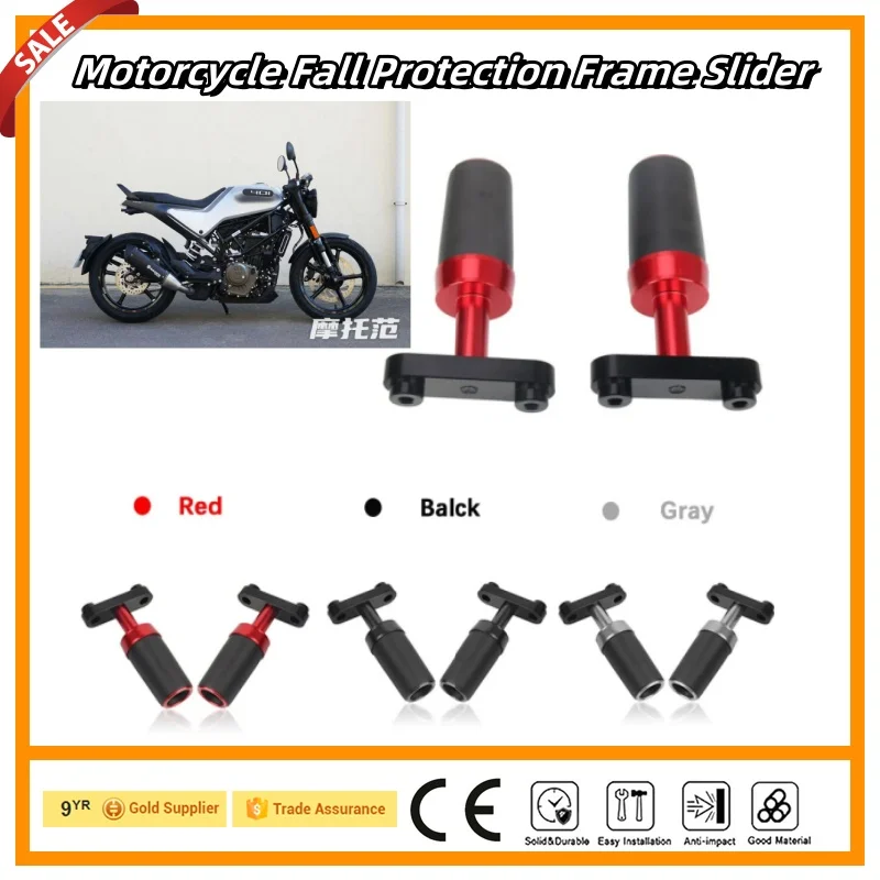 

for Svartpilen 401 Vitpilen Husqvarna 401 2018-2022 Fairing Anti-Collision Device Motorcycle Fall Protection Frame Slider is