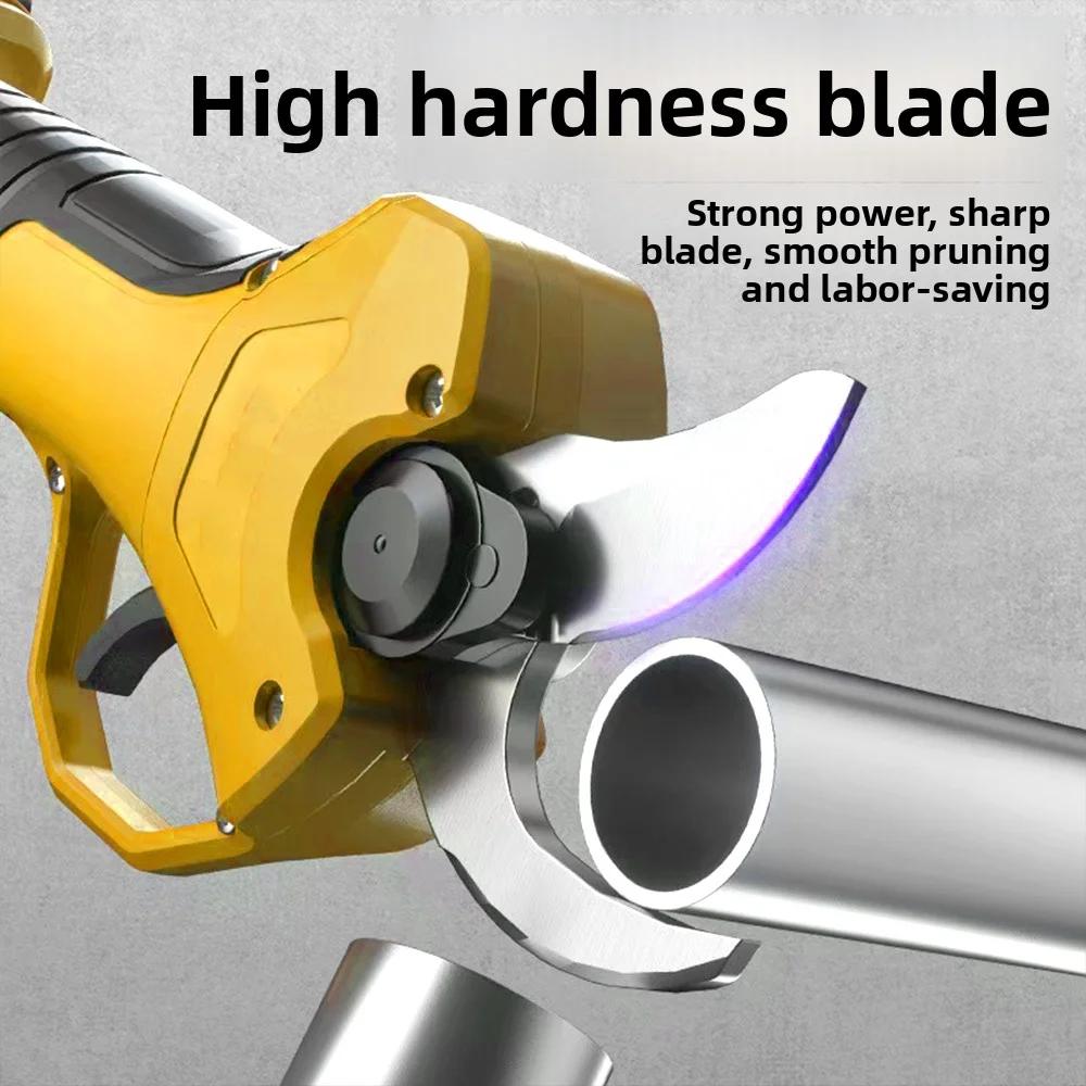 Tesoura de Poda Elétrica Sem Escovas VILASTING, Ferramenta de Jardim, Podador com Display LED 0/1, Tesoura Sem Fio para Bateria Dewalt 18V