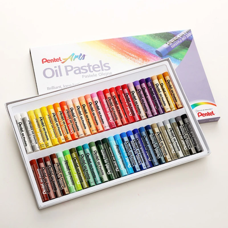 12/16/25/36 Colors Oil Pastels Set Non-toxic Washable Color Drawing Pens Children Crayons Art Japanese Stationery