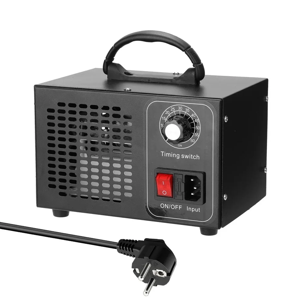 60 g/u Ozongenerator Draagbare Ozon Machine Ozono Luchtreiniger Schonere Desinfectie Sterilisatie Verwijder Geur O3 Ozonizador