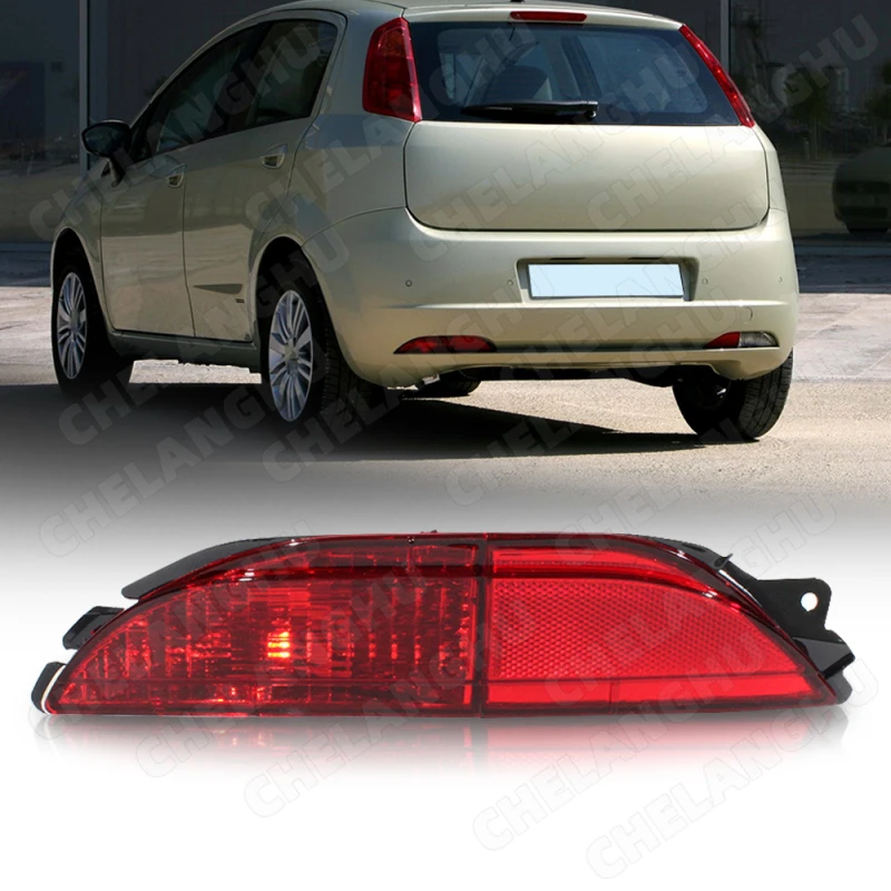 

1Pc Left Side Rear Bumper Reflector Light Without Bulb For Fiat Grande Punto 2005 2006 2007 2008 2009 2010 2011 2012 Car51718012