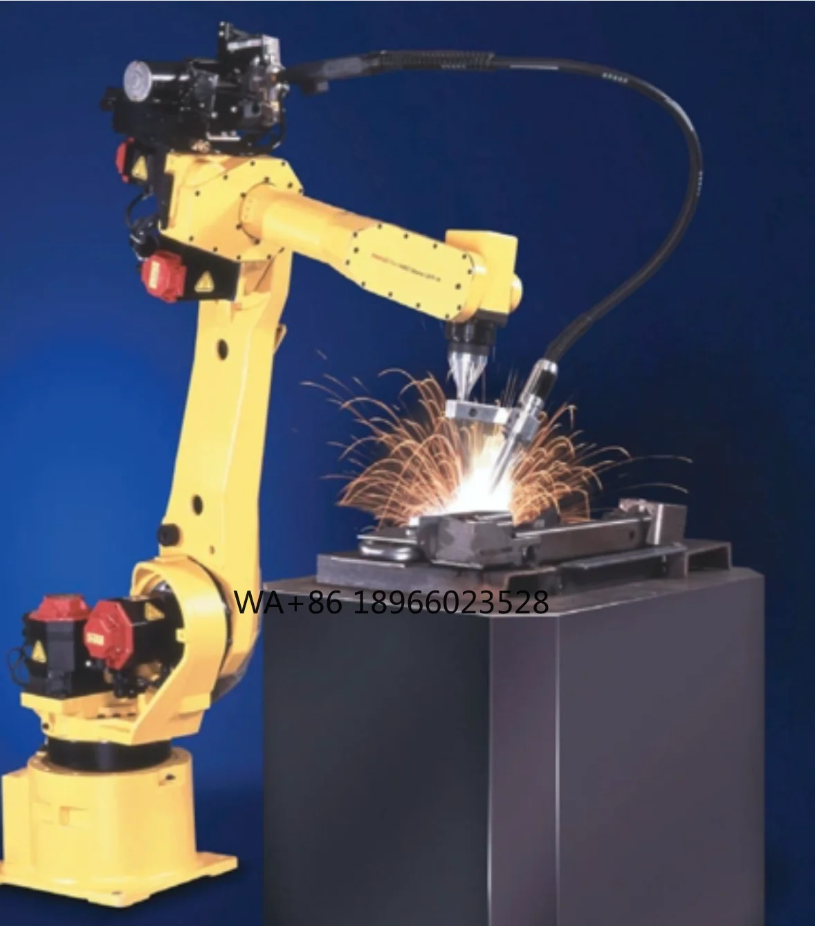 Japan Welding  M-20id/12L Industrial Robot With Megmeet CM 350 Welder And Robot Positioner For Aluminium Iron Spot Welding