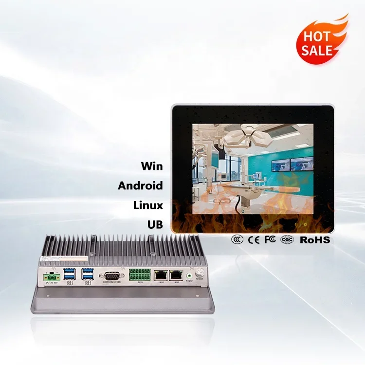 ipctech cheap human machine interface single board computer tablet industrial touch all in one pc android industrial panel pc