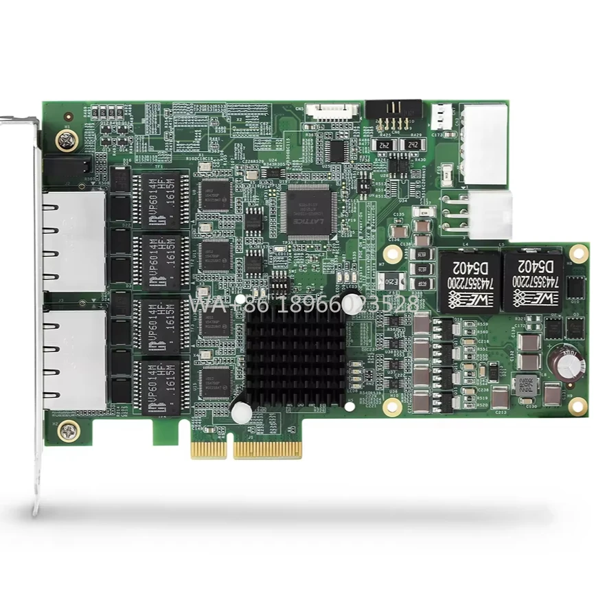 PCIe-GIE7xP Series Industrial Computer Accessory Multifunctional Image Acquisition Card with PoE Protection Power Management