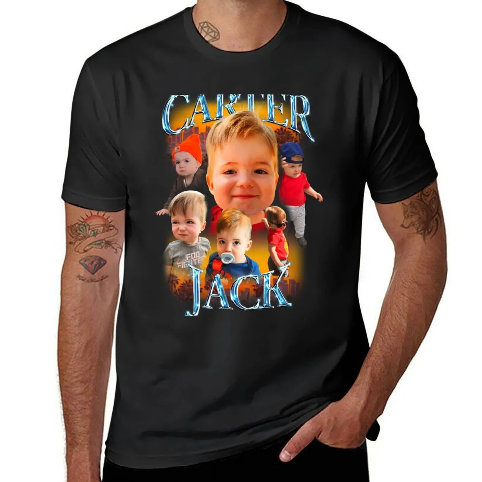 Carter Jack T-Shirt plus sizes boys whites Aesthetic clothing mens tall t shirts