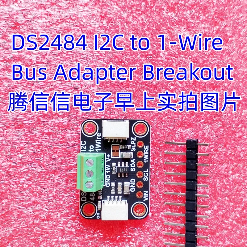 

5976 DS2484 Переходник с I2C на 1-проводной шине — STEMMA QT / Qwiic JST SH 1 мм