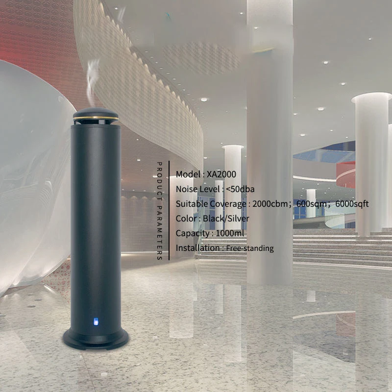 Luxury Free Standing 1000ML Essential Oil Nebulizer Commercial Aroma Diffuser Hotel Lobby Scent Fragrance Machine