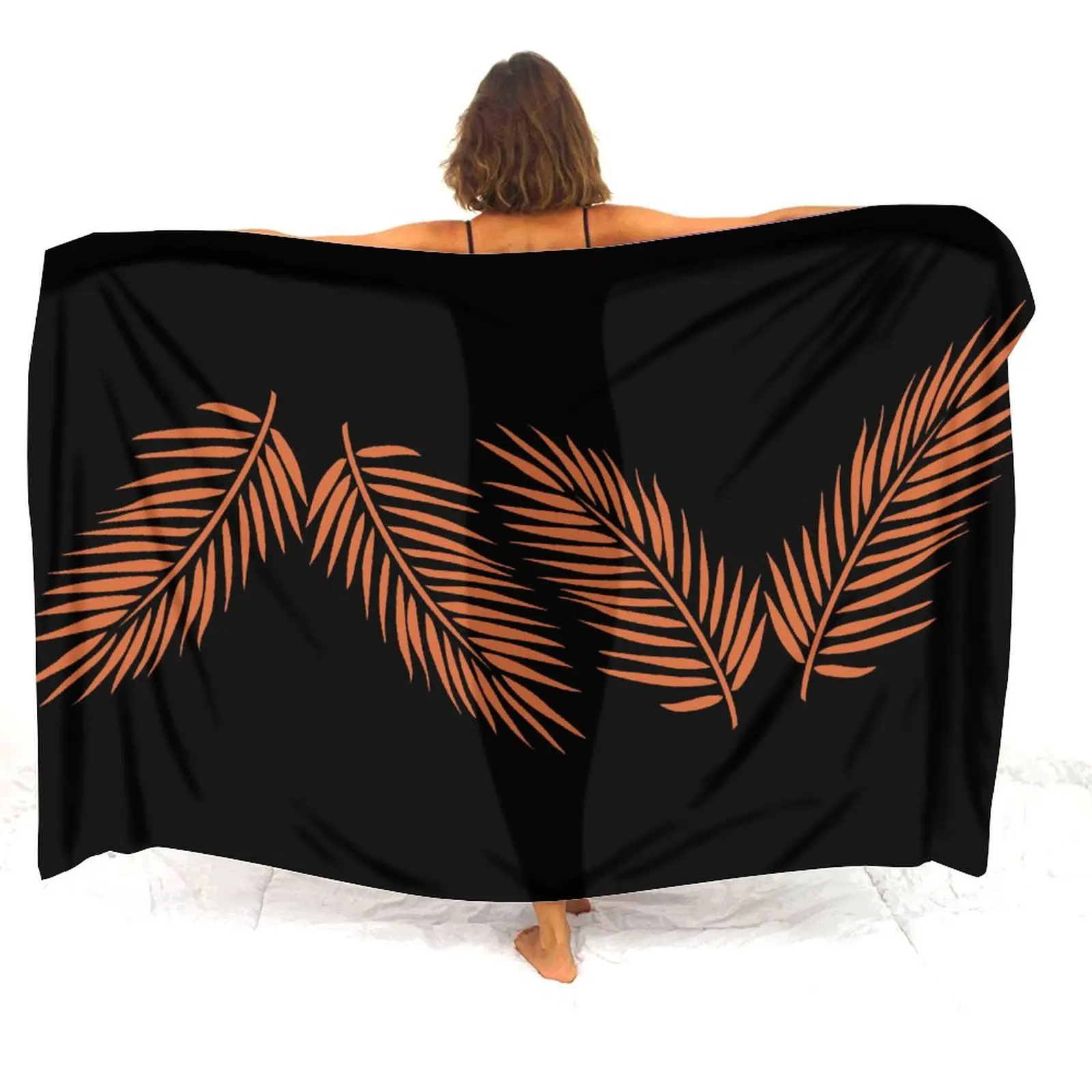 Nieuw op maat ontworpen sarong spiegelhaar perfecte strandjurk Polynesische print explosieve zomer damessluier