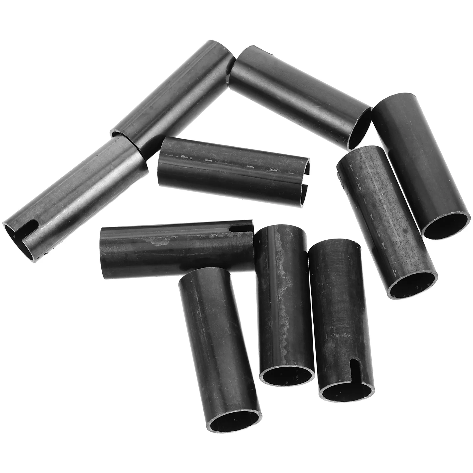 

10pcs Car Insert Tube Durable Metal Support Front Rear Seats Neck Comfort Commute Car Seat Headrest Pole Headrest