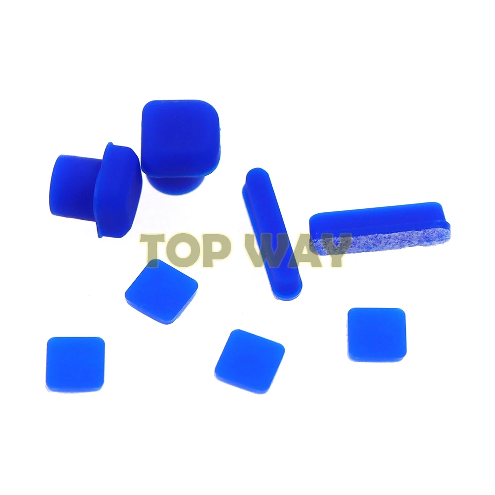 2 комплекта сменных цветов, дополнительная крышка с винтовыми ножками для DS Lite для игровой консоли NDSL, крышка с винтовыми ножками, резиновая заглушка