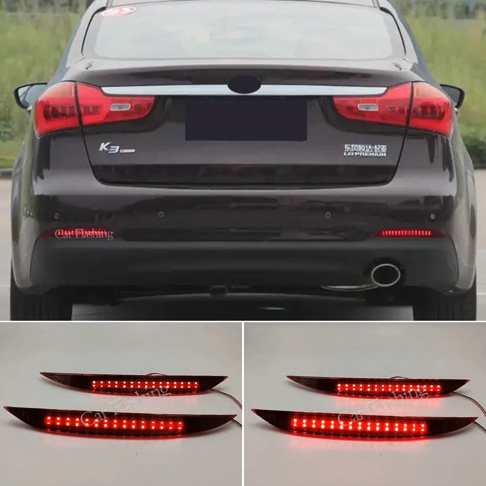 Dynamische richtingaanwijzer Auto Achteruitkijkspiegel Lamp LED Dynamische Turn Licht Voor Kia Voor Ceed JD Voor Forte K3 Voor Cerato Achteruitkijkspiegels Richtingaanwijzers (Color : Blue-Yellow