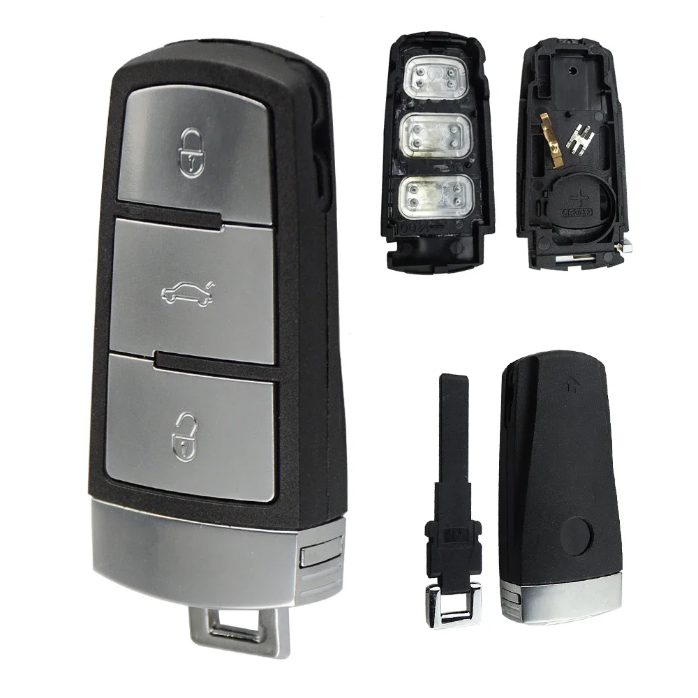 الذكية التحكم عن بعد مفتاح السيارة قذيفة غطاء ل باسات CC B6 B7 B7L CC R36 Maogotan B5 باسات 3C إدراج شفرة