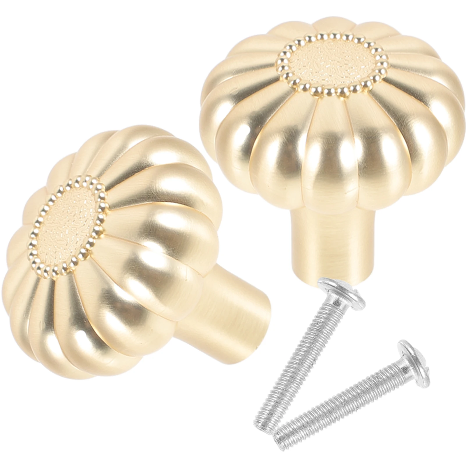 

2 Pcs Decorate Handle Drawer Knobs Cabinet Hardware Zinc Alloy Handles for Door