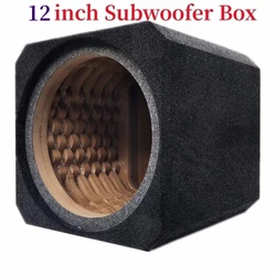 12-Inch Car/Home Subwoofer Box Body,Cellular Maze Subwoofer Empty Box,DIY Audio Modification Bass Speaker Shell Wooden Drawer