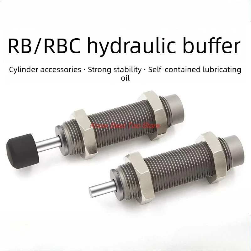 1PCS RB RBC Hydraulic Shock Absorber 0604/0806/1007/1210/1412/2015 Damper for Industrial Automation CNC Robot Pneumatic Cylinder