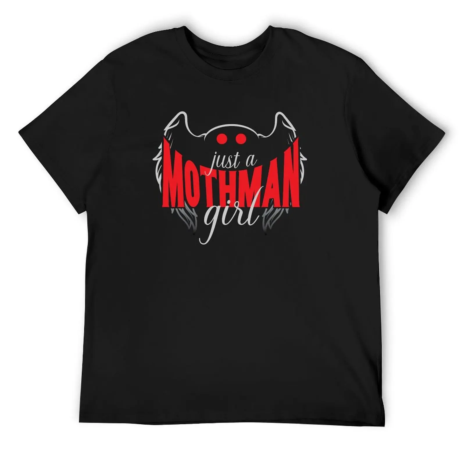 Just A Mothman Girl - Funny Cute Cryptid Gift for Her T-Shirt vintage clothes boys animal print mens champion t shirts