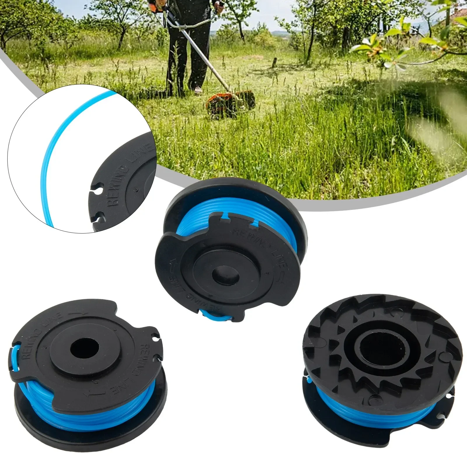 

Brand New Line Spools Reaches Parts For Karcher LTR Readjusted Replace 18-30(14443120) 2.444-016.0 3pcs 6pcs None