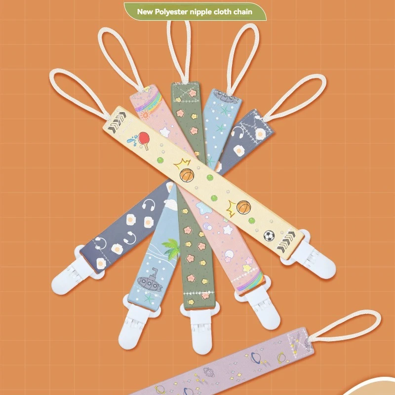 Babyfopspeenhouder met riem – 1-delige anti-verliesclip voor de meeste fopspenen, bijtringen en klein speelgoed, ideaal vakantiecadeau voor baby