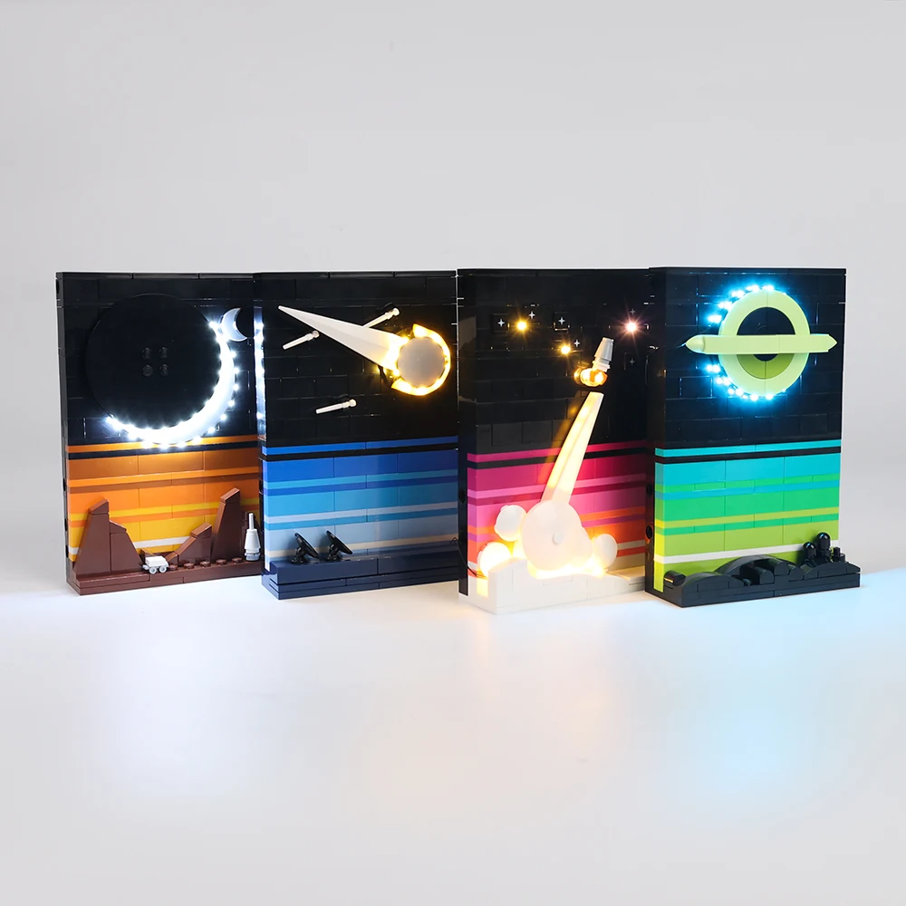 EASYLITE LED Kit For 21340 Ideas Tales of the Space Age Building Blocks Bricks Toys Gift Lamp Light Set No Model