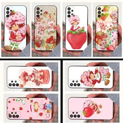 S-Strawberry S-Shortcak  Phone Case For Samsung,S20,S21,S22,S23,S24,Fe,Lite,Plus,Ultra Note Shell