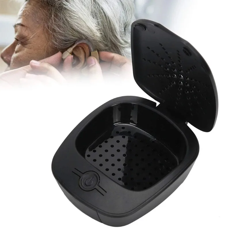 

Electric Hearing Aid Dryer Sound Amplifier Moisture Remover Box Hearing Aid Dehumidifier Portable Headphone Drying Tool USB Plug