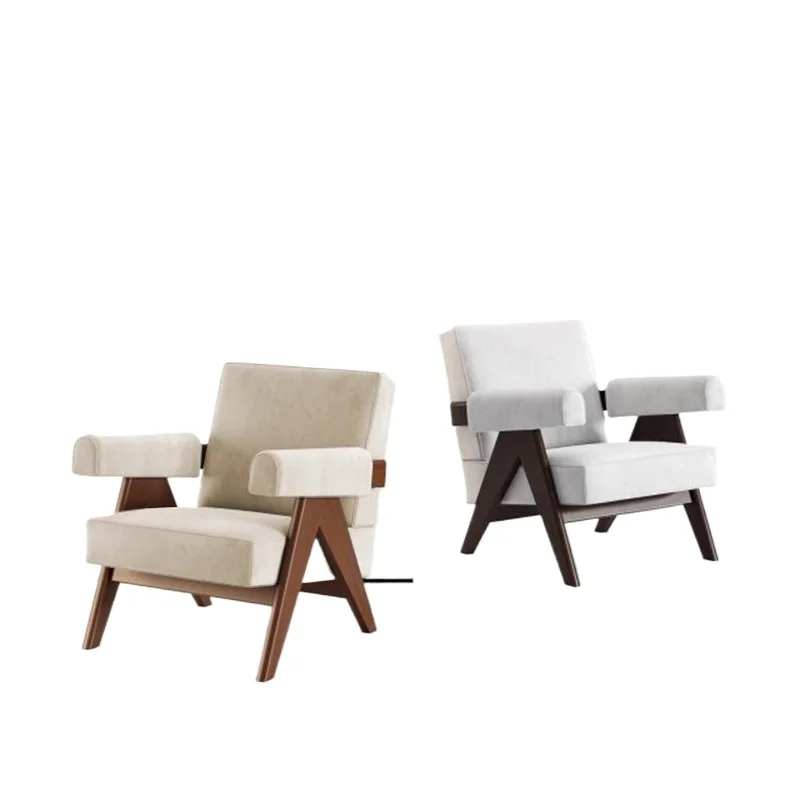 

Wabi Wind Sofa Chair, Medieval Hotel B & B Nordic Sofa Chair, Cream Wind Single
