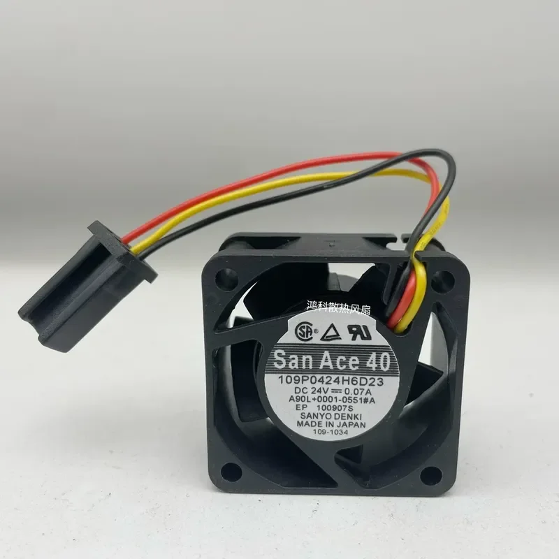 for SANYO A90L-0001-0551 #A 109P0424H6D23 HD05A for FANUC Fan with Bracket New