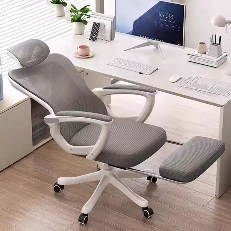 

Mobile Desk Chair Computer Ergonomic Massage Reading Vanity Study Recliner Chair Desk Cadeira De Escritorio Home Furniture