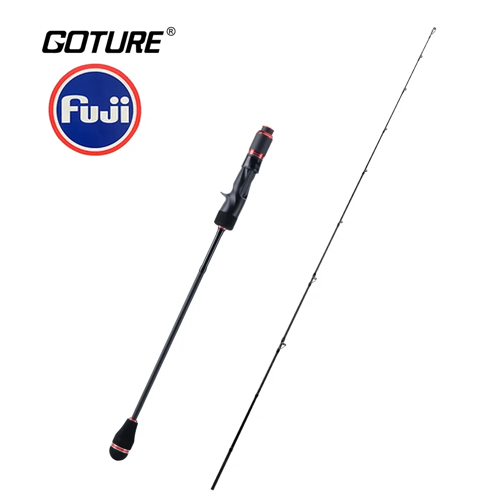 goture fibra de carbono spinning vara de pesca fibra de carbono mar polo jigging pollux fuji jigging lento mh mlc mhc poder 183m max 260g 01