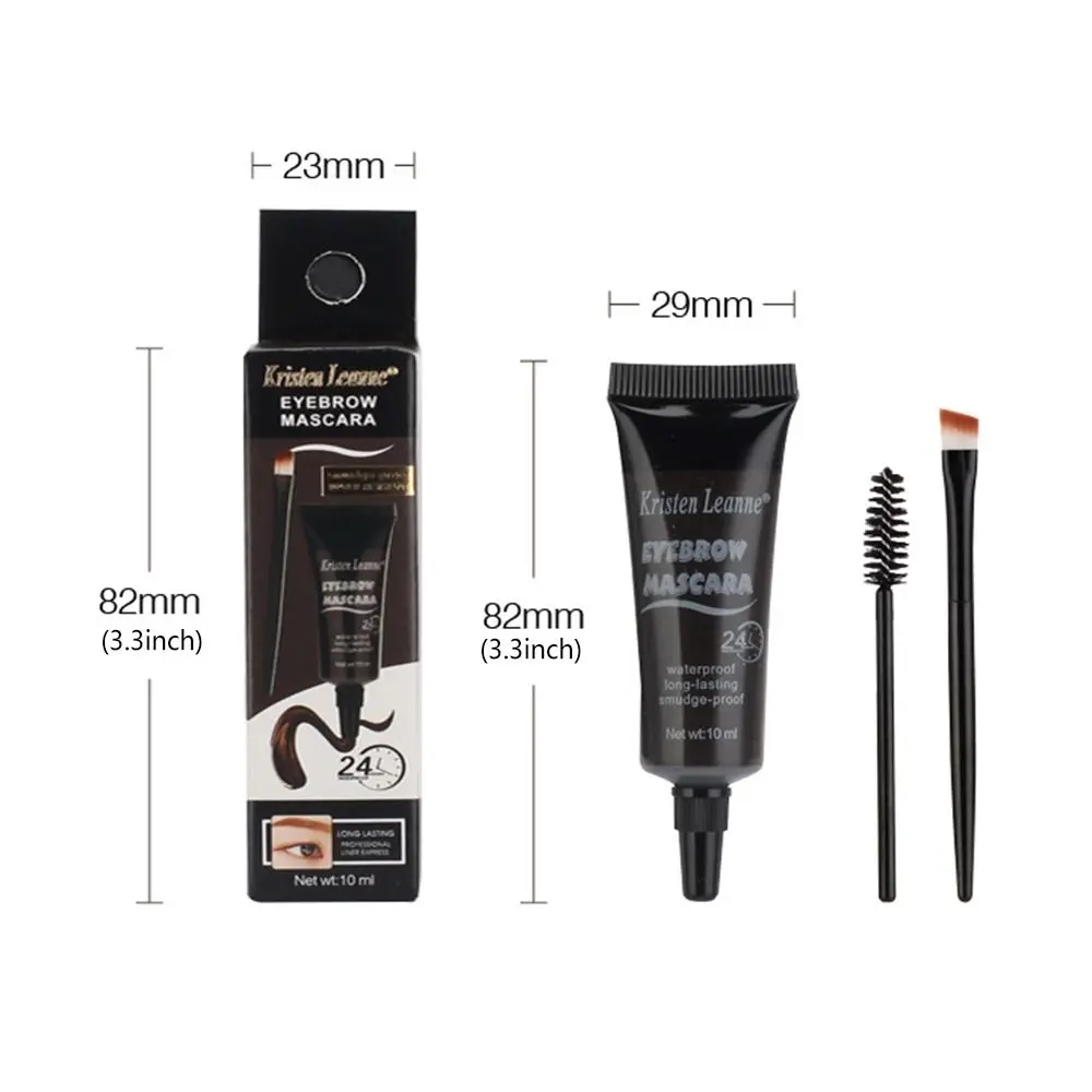 EyebloggBrush Mascara liquide 3D, outil de longue durée avec EyebloggCream Dye Eye Brows Gel EyeblogugEnhancer Eyebloggteint