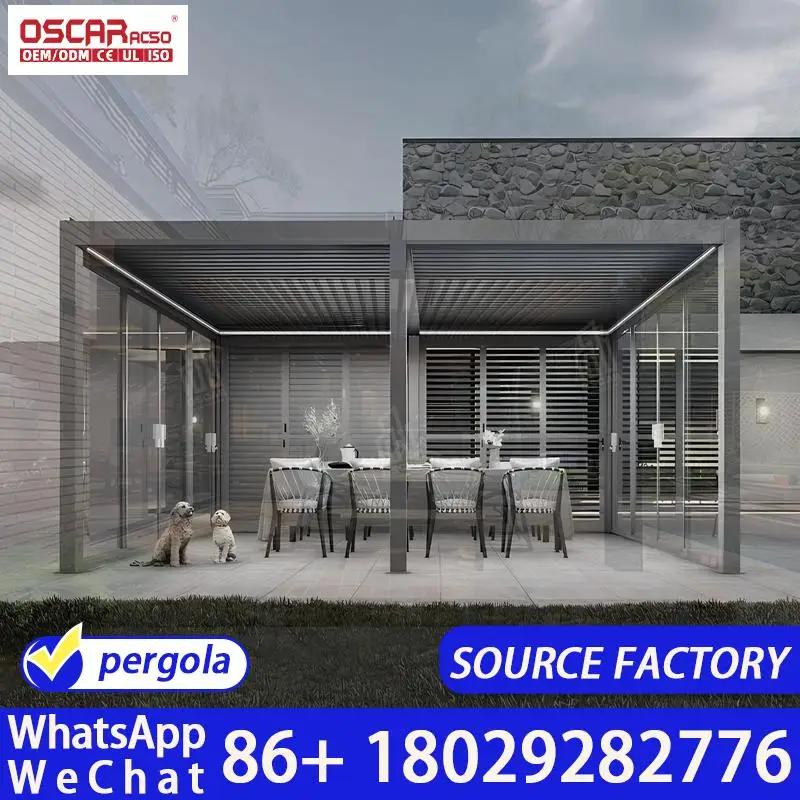 Heavy Alloy Steel 3 Way Outdoor Structure Kit 4'x 4' (Actual 36'x 36') DIY Metal Frame for Garden Patio Backyard pergola