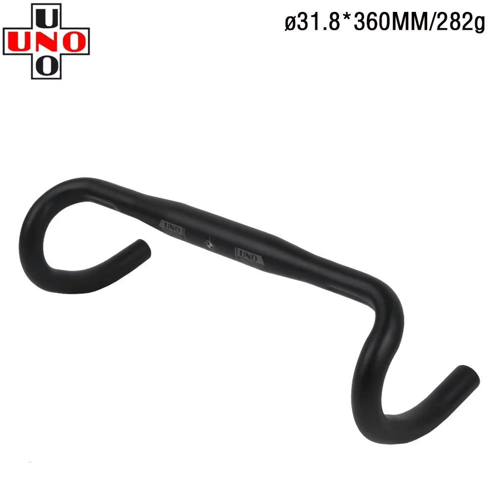 

UNO CR12 Road Bicycle Handlebars Outer Drop Bar Ultralight Bicycle Handle Road Bicycle Flared Bar 31.8*360/380/400/420/440mm