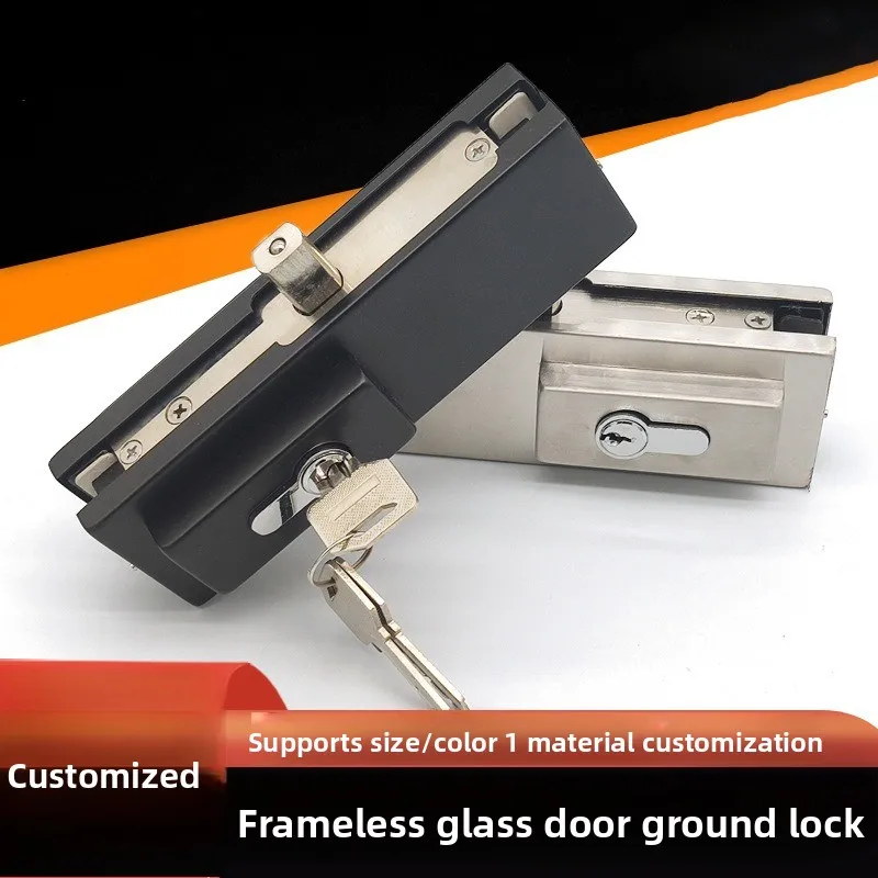 

Glass Door Shop Floor Spring Door Lock Clip Stainless Steel Glass Door Clip Copper Core Universal Plug Lock