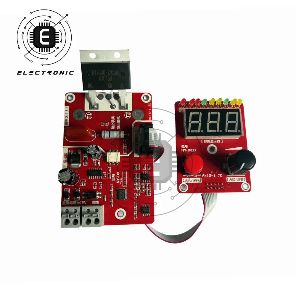 Imagem -05 - Duplo Pulso Ponto Máquina de Solda Encoder Tempo Módulo Dígito Painel Controle Placa Controlador Atual Ajustável Ny-d02