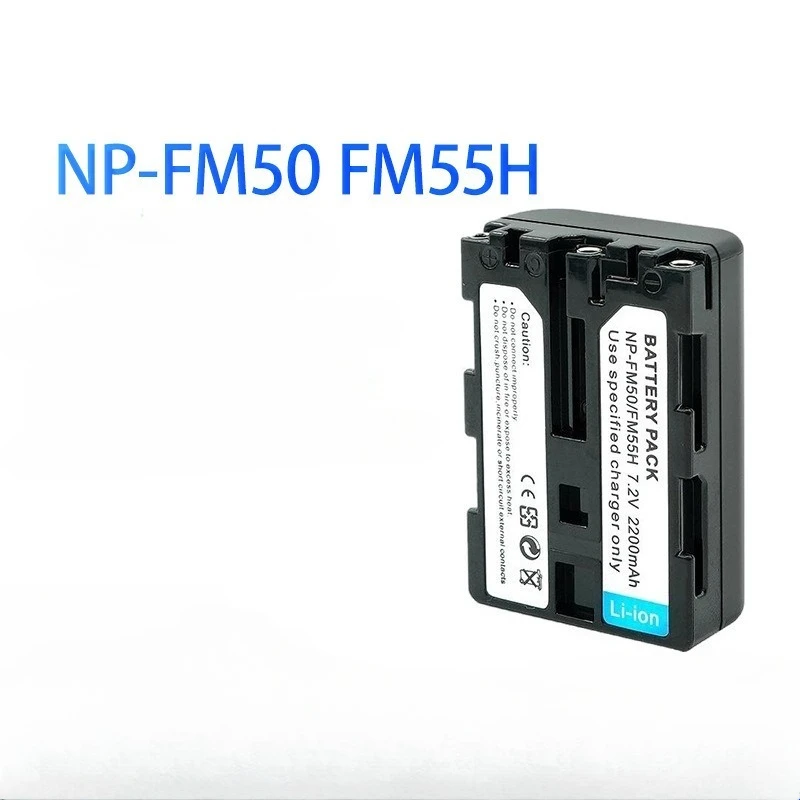 

High-Efficiency NP-FM50 FM55H Battery Pack 7.2V 2200mAh For Sony DSC-S85 S75 F707 F828 S50 S30 Digital Cameras