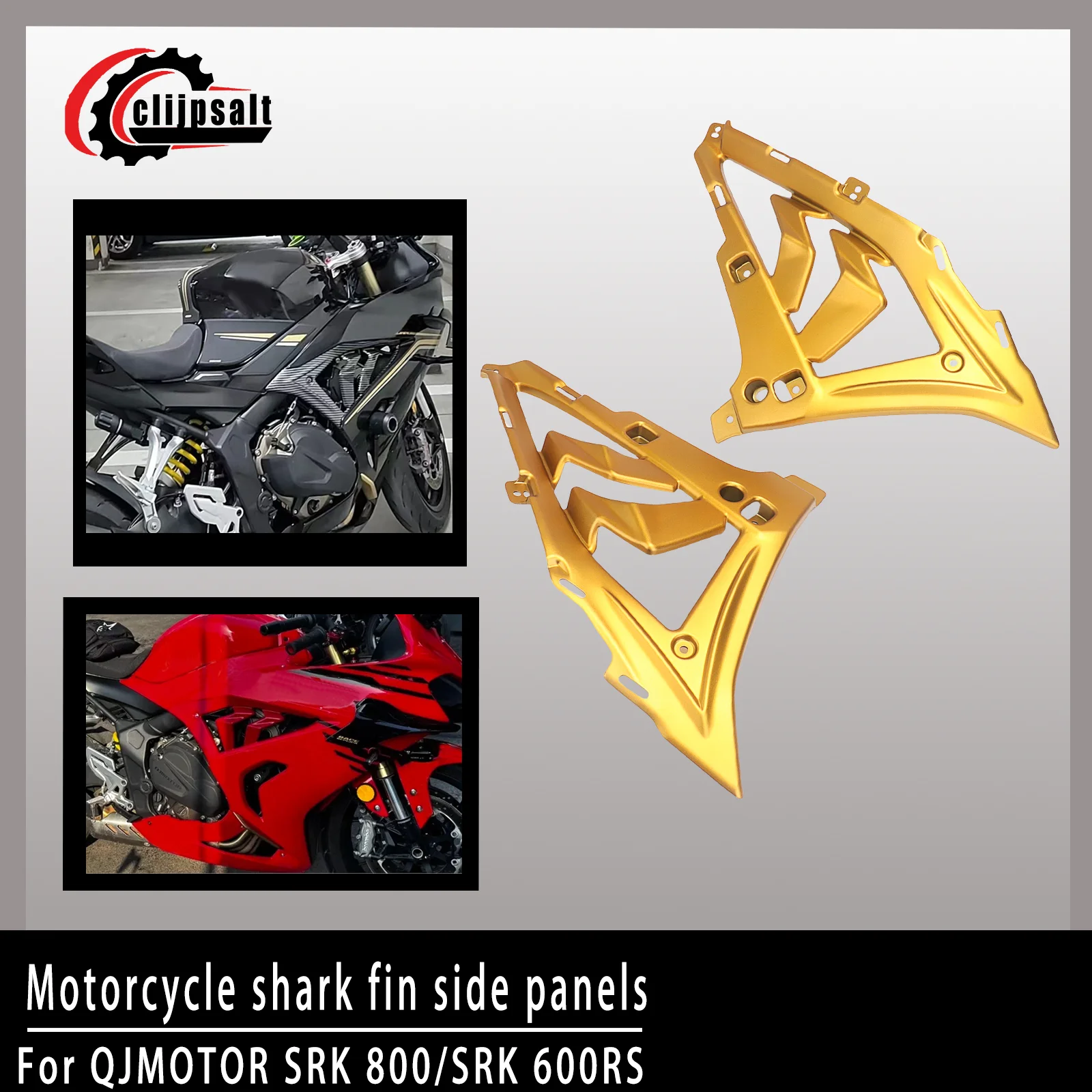 

New motorcycle side panel For QJMOTOR SRK 800 600RS SRK800 SRK600RS 600 RS ABS injection molded frame spoiler side apron cover