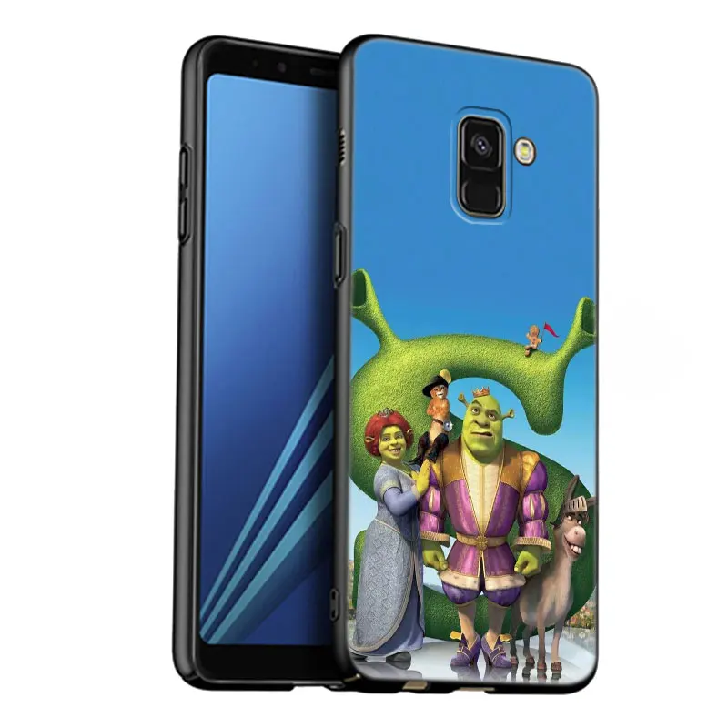 Cartoon Funny Movie S-Shrek Black Phone Case For Samsung Galaxy A01 A03 Core A04 A10 E A02 A21 A30 A50 S A6 A8 Plus A7 A9 2018