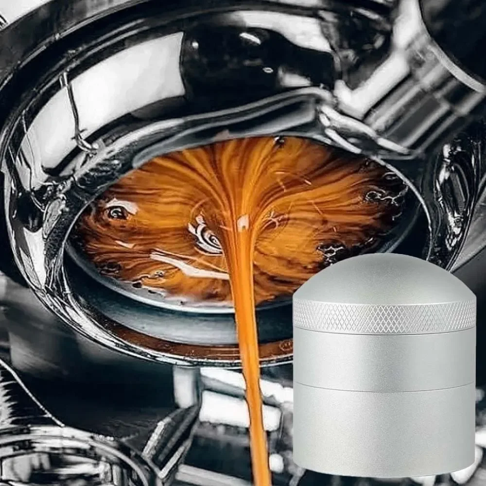 

Распределитель игл для кофе из алюминиевого сплава, вращающийся дозатор иглы из АБС-пластика, профессиональная 51/53/58 мм, серебряная мешалка для кофе