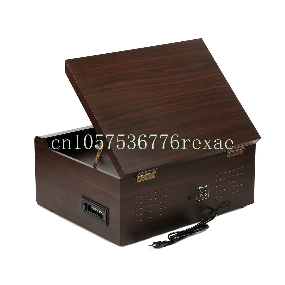 Imagem -06 - Radio Vinyl Record Player com cd Turntable Gramofone sem Fio Usb Cassete sd fm