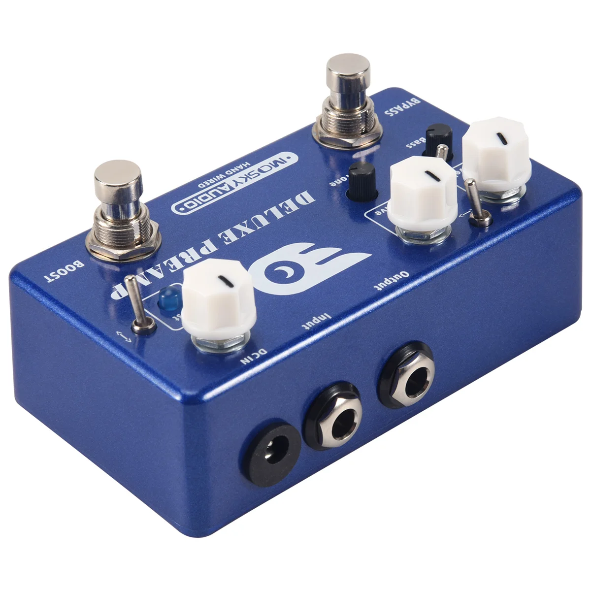 

YHVC-Mosky Guitar Effect Pedal 2 In 1 Metal Shell With Guitar Accessories