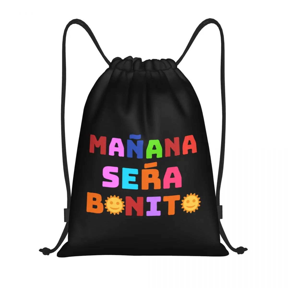 Karol G Manana Sera Bonito Backpack Drawstring Football Bags Gym Bag String Sackpack for Cycling