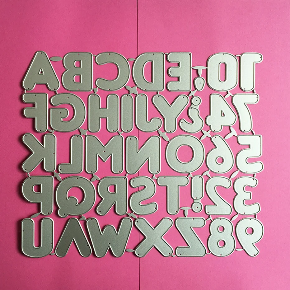 3.7CM height English Alphabet letters Scrapbooking Cutting Dies clearance hot sale DIY Paper gift Card Making metal craft