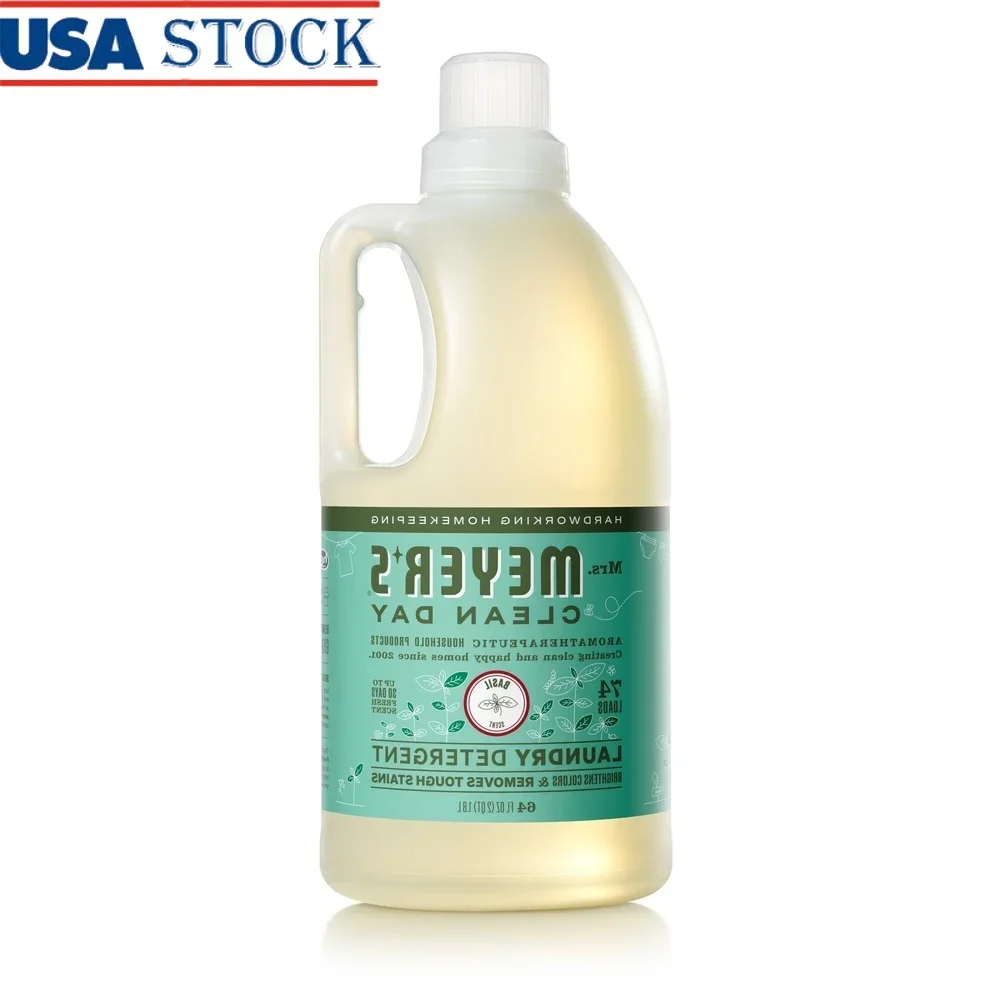 

Стиральный порошок с ароматом базилика, биоразлагаемый, совместимый с HE, концентрированная формула, нежная одежда, 64 нагрузки, травяной аромат