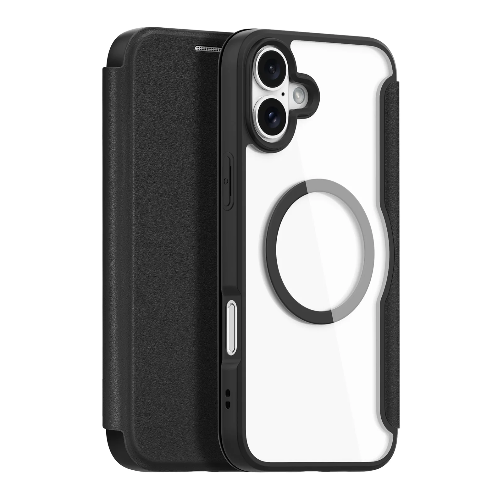 DUX DUCIS Folio Case for iPhone 16 Pro Max with Wallet for iPhone 16 Plus Back Cover with MagSafe