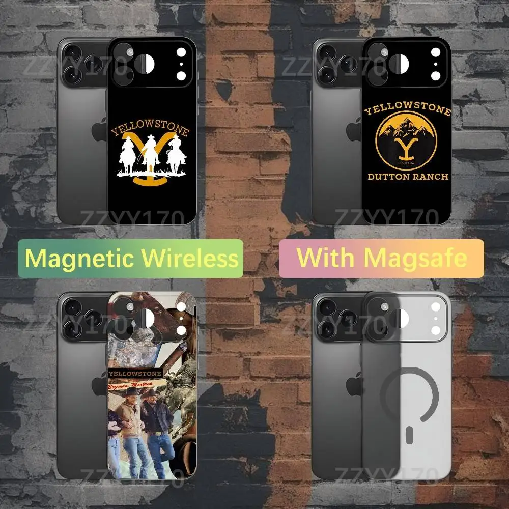 

Yellowstone Park TV Phone Case For iPhone 17,16,15,14,13,12,X,XS,Pro,Max,Plus,E,Air,Mini with Magsafe Magnetic Slim Frosted
