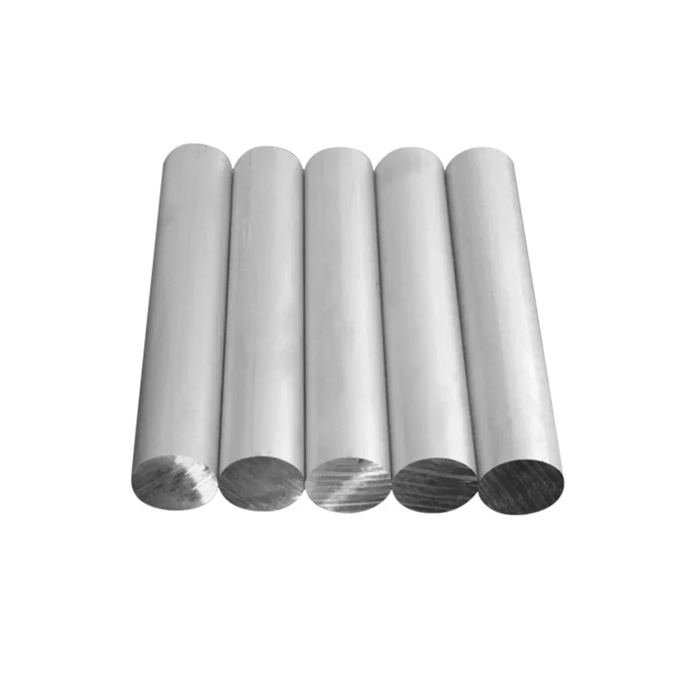 3mm to 500mm Aluminum AL 6061 6063 Round Bar Aluminium Hard Rod Industry DIY Metal Material Frame Metal Bar for Mould CNC Mold