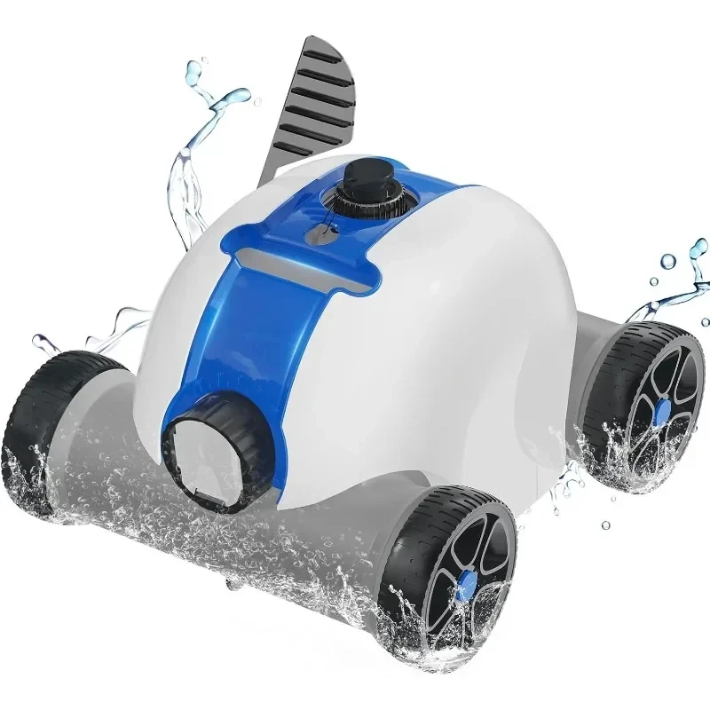 WYBOT 2024-Robot nettoyeur de piscine sans fil, aspirateur de piscine automatique avec aspiration injuste, autonomie de 90 minutes, indicateur LED, auto-stationnement