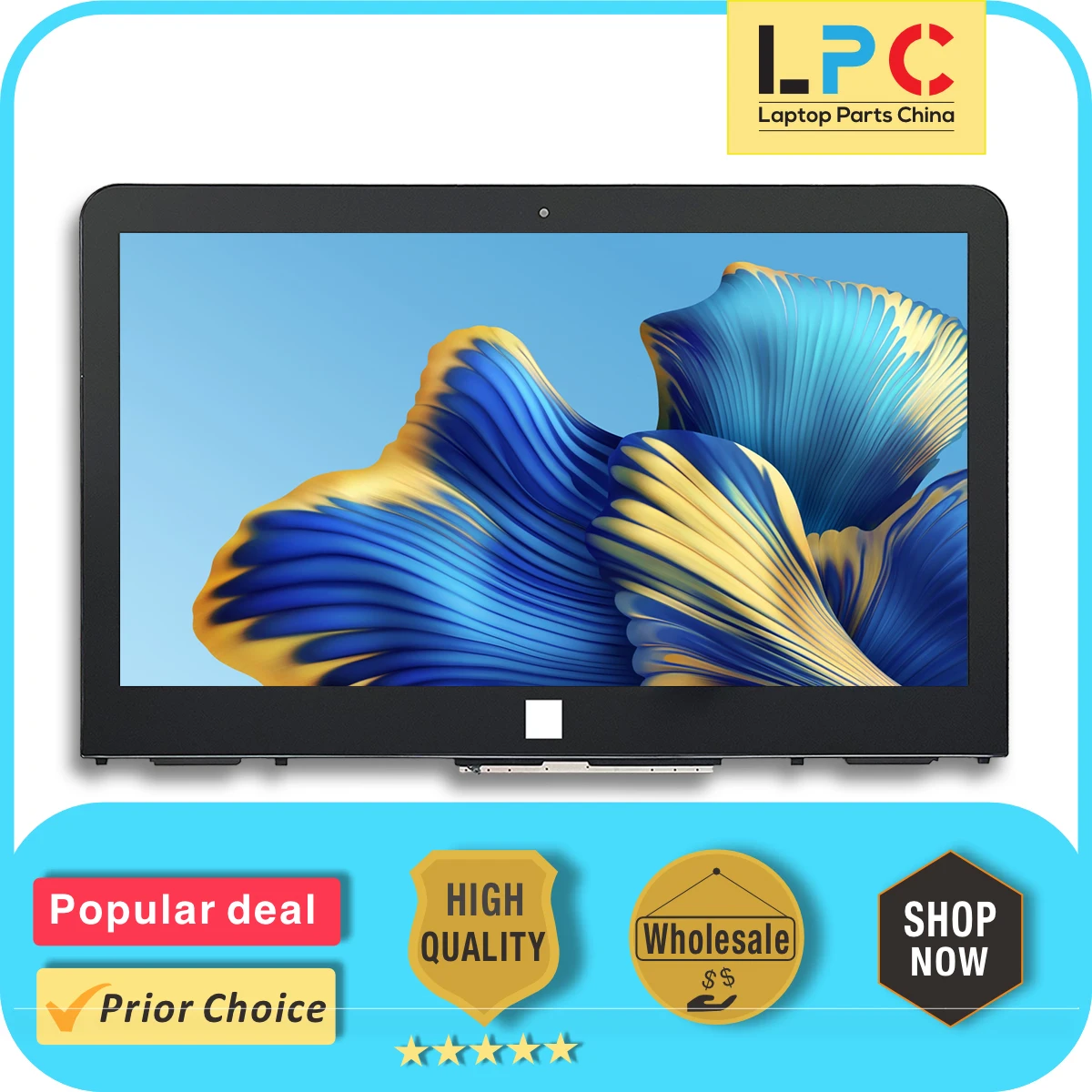 Conjunto Digitador de Tela Sensível ao Toque com Moldura Display Lcd hp Pavilhão X360 13-u Série 133 hd 1366 × 768